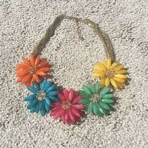 Anthropologie, Flower Statement Necklace